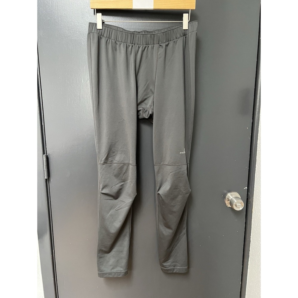Paradox Baselayer Legging Pants Men Sz M Gray Polyester Spandex Stretch